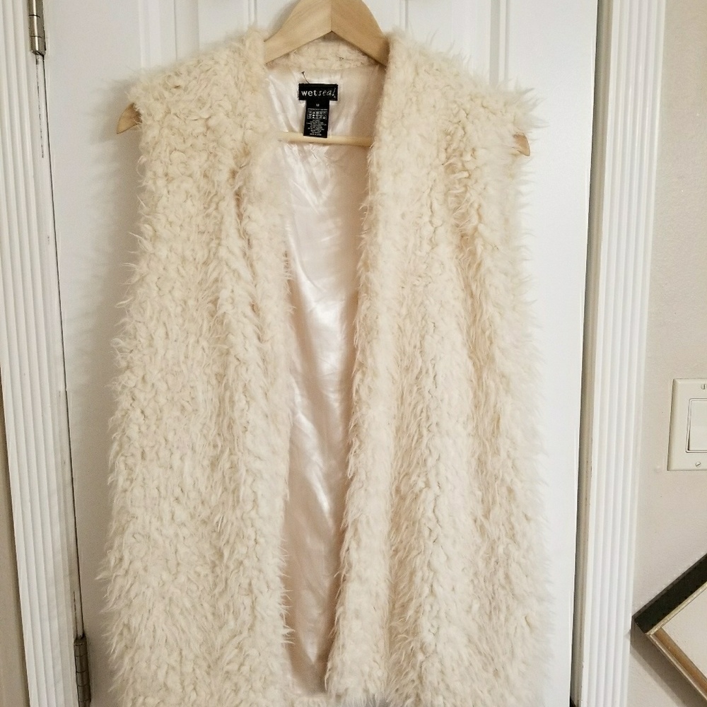 Wet Seal Faux Fur Vest